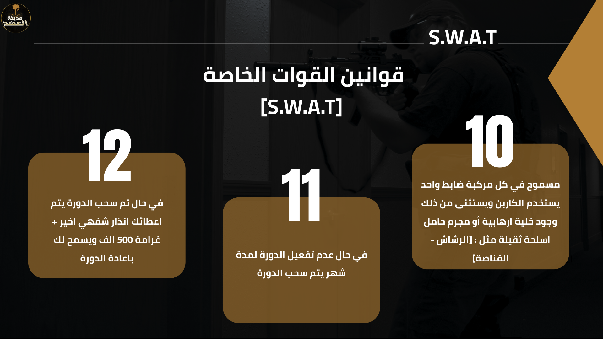 شريحة دورة السوات 6